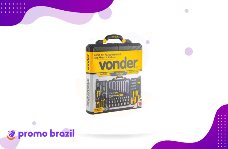 CAIXA DE FERRAMENTAS 110 PEÇAS MALETA VONDER