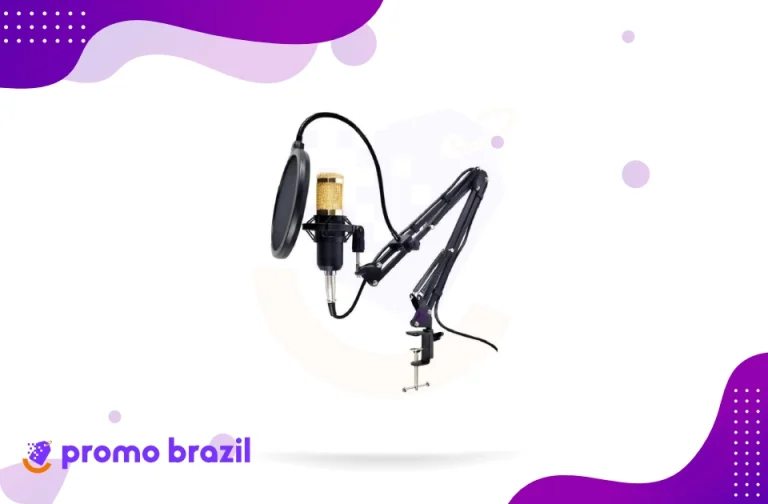 KIT MICROFONE ESTÚDIO BM800 LORBEN