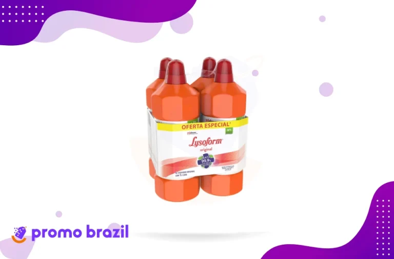 KIT DESINFETANTE LÍQUIDO BRUTO ORIGINAL 1L – 4UN