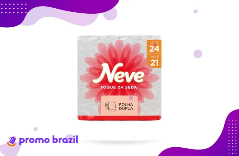 NEVE PAPEL HIGIÊNICO TOQUE DE SEDA 24 ROLOS