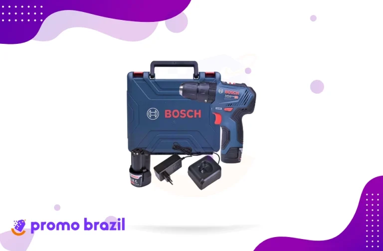 BOSCH PARAFUSADEIRA GSB 12V-30 BRUSHLESS 12V (KIT 2 BATERIA + MALETA)