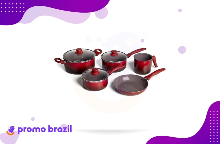 CONJUNTO DE PANELAS BRINOX CERAMIC LIFE SMART EASY 5 PEÇAS