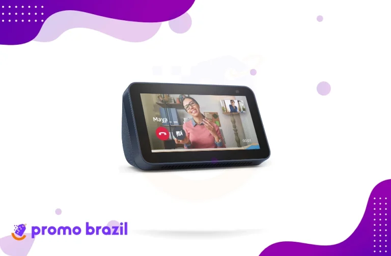 ECHO SHOW 5 (2ª GERAÇÃO) TELA SMART DE 5” COM ALEXA E CÂMERA