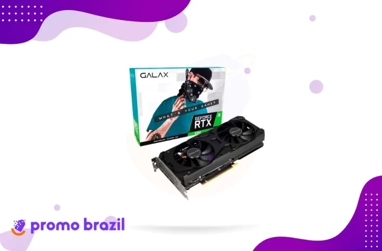 PLACA DE VÍDEO GALAX GEFORCE RTX 3060 1-CLICK OC LHR 8GB GDDR6 128 BITS