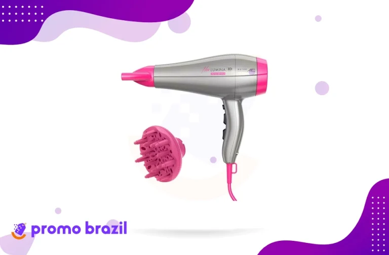 SECADOR DE CABELO GAMA ITALY NEW LUMINA 3D AUTO BIVOLT