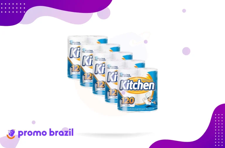 PAPEL TOALHA FOLHA DUPLA KITCHEN 600 FOLHAS