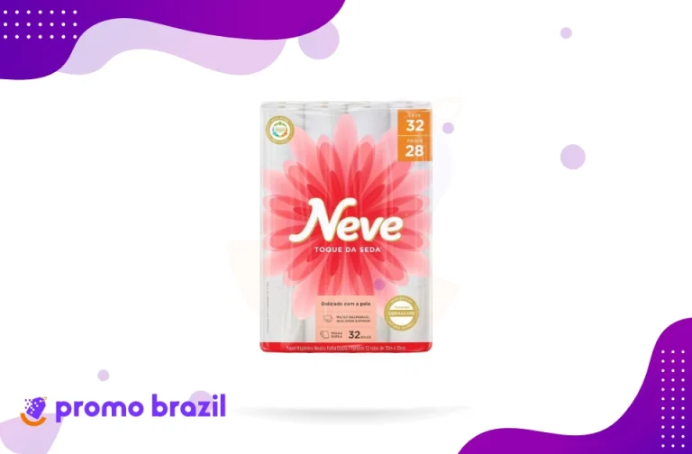 NEVE PAPEL HIGIÊNICO TOQUE DE SEDA 32 ROLOS