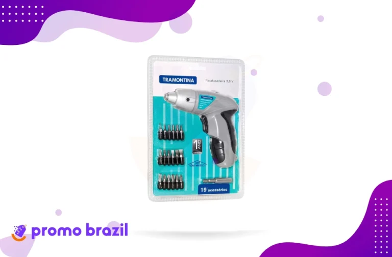 PARAFUSADEIRA A BATERIA 3.6V BIVOLT COM ACESSÓRIOS