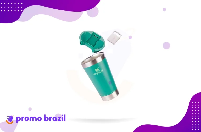 COPO TÉRMICO DE CERVEJA COM TAMPA STANLEY 473ML