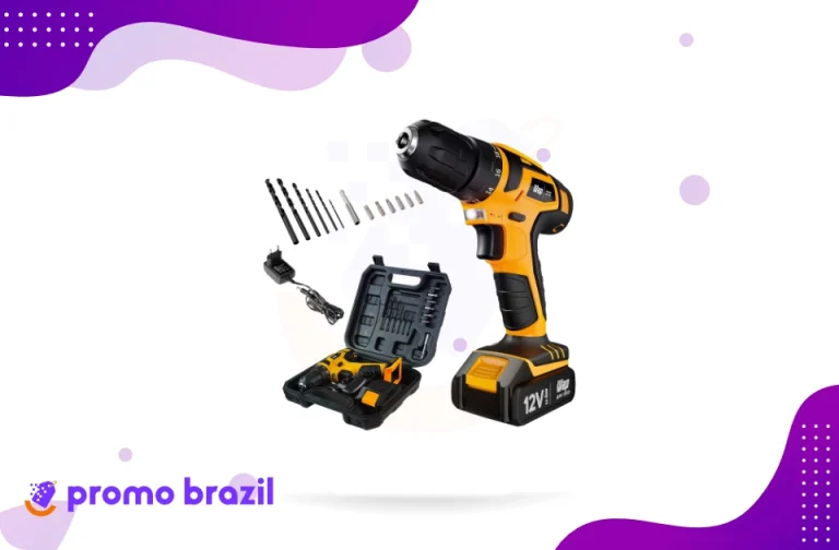 WAP PARAFUSADEIRA E FURADEIRA A BATERIA LI-ION 12V